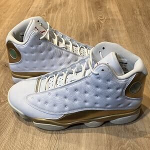 Nike Air Jordan Retro 13 Defining Moments DMP NEW White Gold 414571 135 Men 10.5